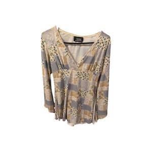 Vintage, Floral Patchwork, Blouse, Size Medium,The great American sportswearco.